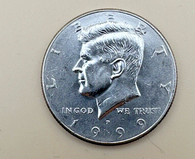 1999 P Kennedy Half Dollar AVG Cir - LOW Mintage | eBay