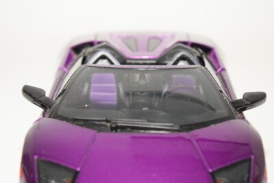 B13 1:18 MAISTO LAMBORGHINI MURCIELAGO ROADSTER PURPLE EXC. COND