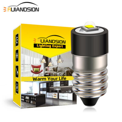 Ruiandsion DC 1-9V/5-30V E10 XPG2 LED Taschenlampe Birne Laternen Lampe Weiß
