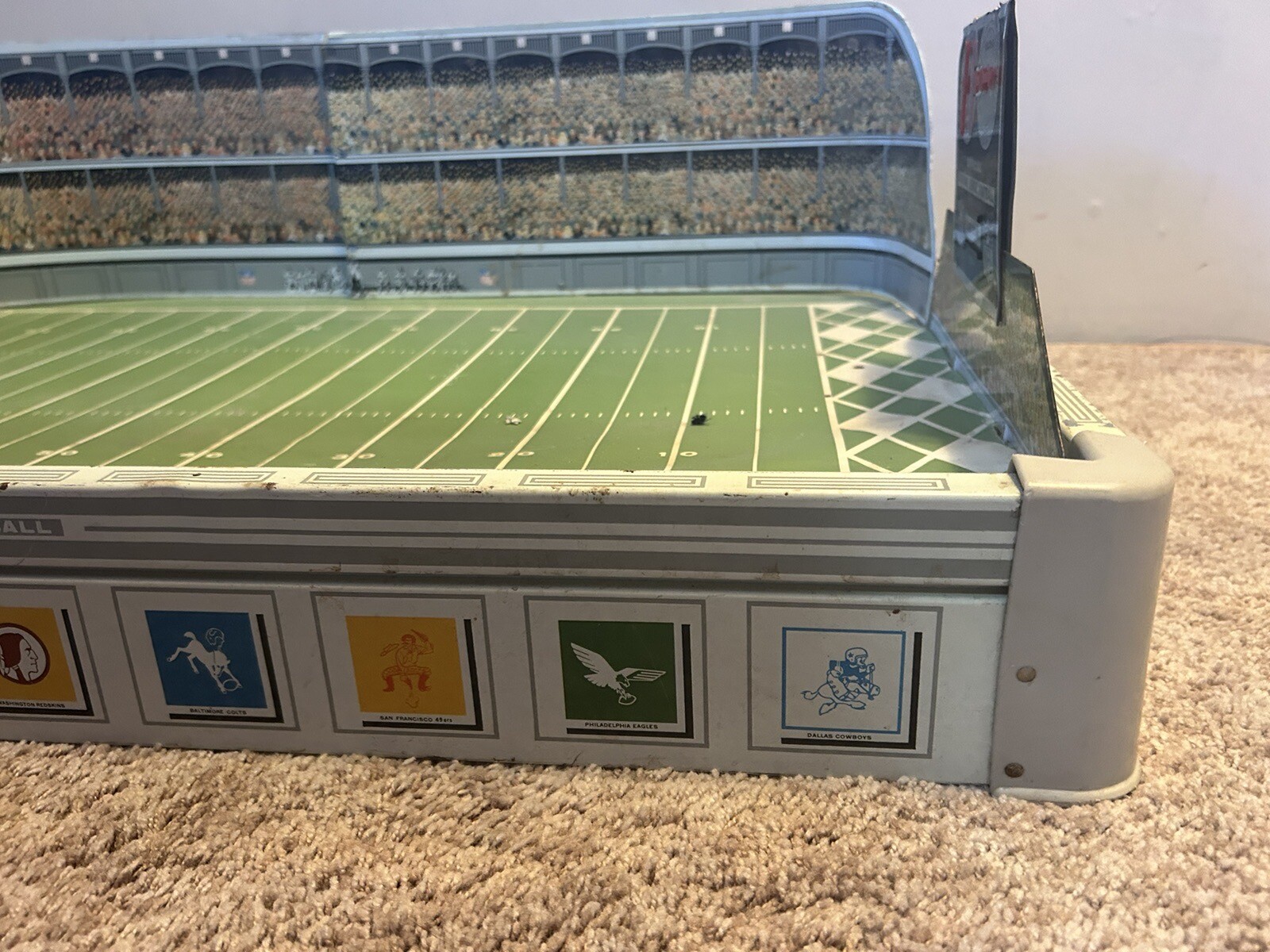 Vtg nfl 1961 G1500 Gotham Electric Football Game Vibrating Football