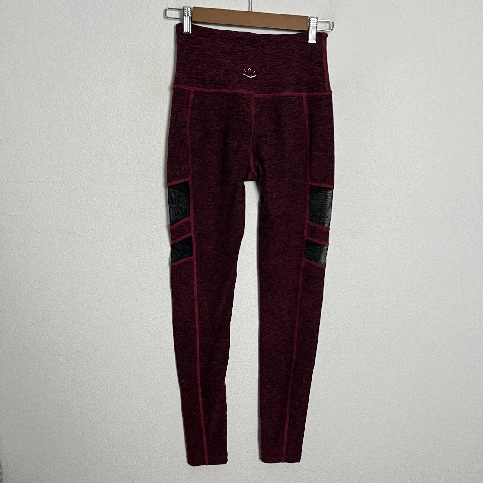 beyond-yoga iconic spacedye mesh high waisted leggings