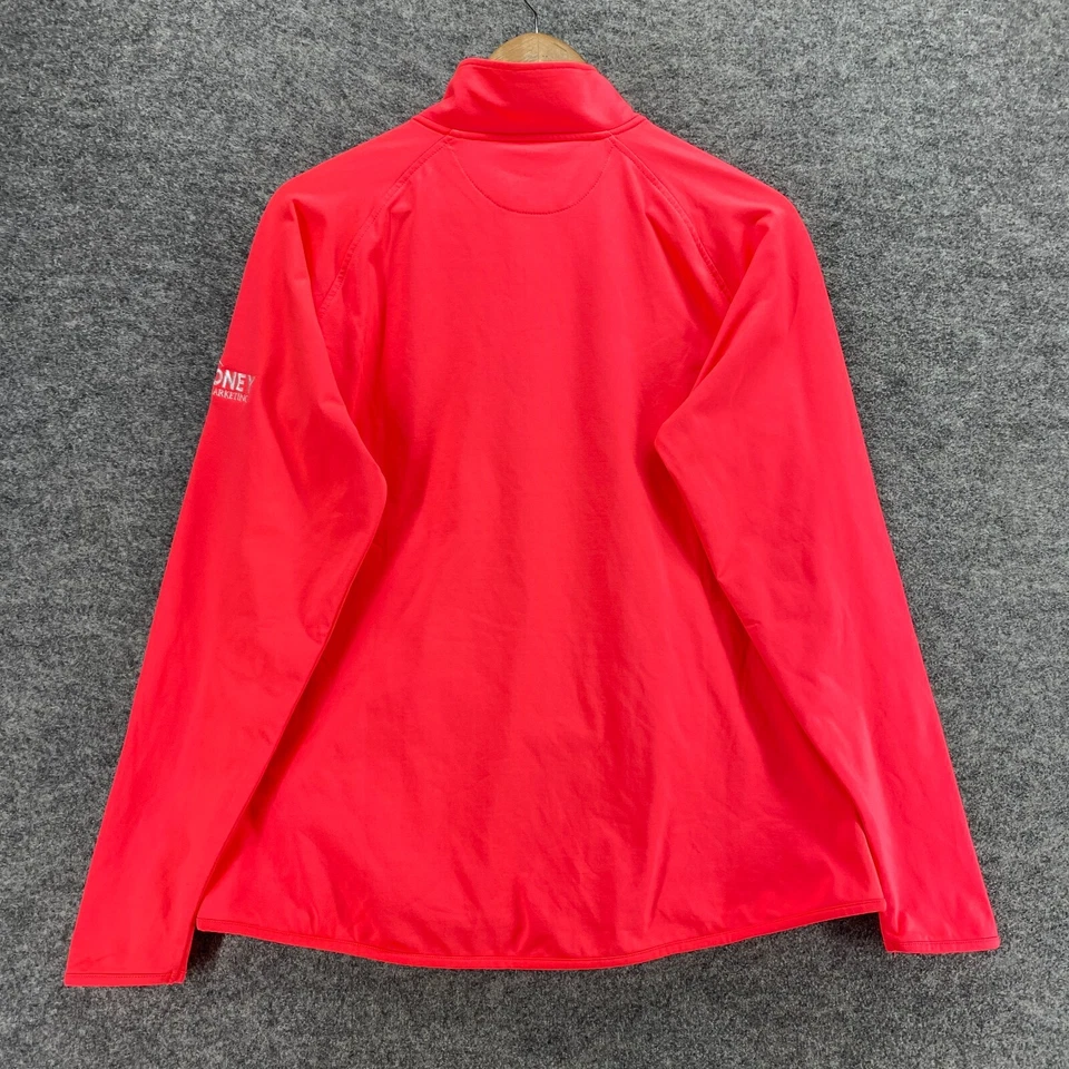 Sport Tek Jacket Women L Large Pink High Neck Zipper Long Sleeve Casual Solid - Image 2 of 4
