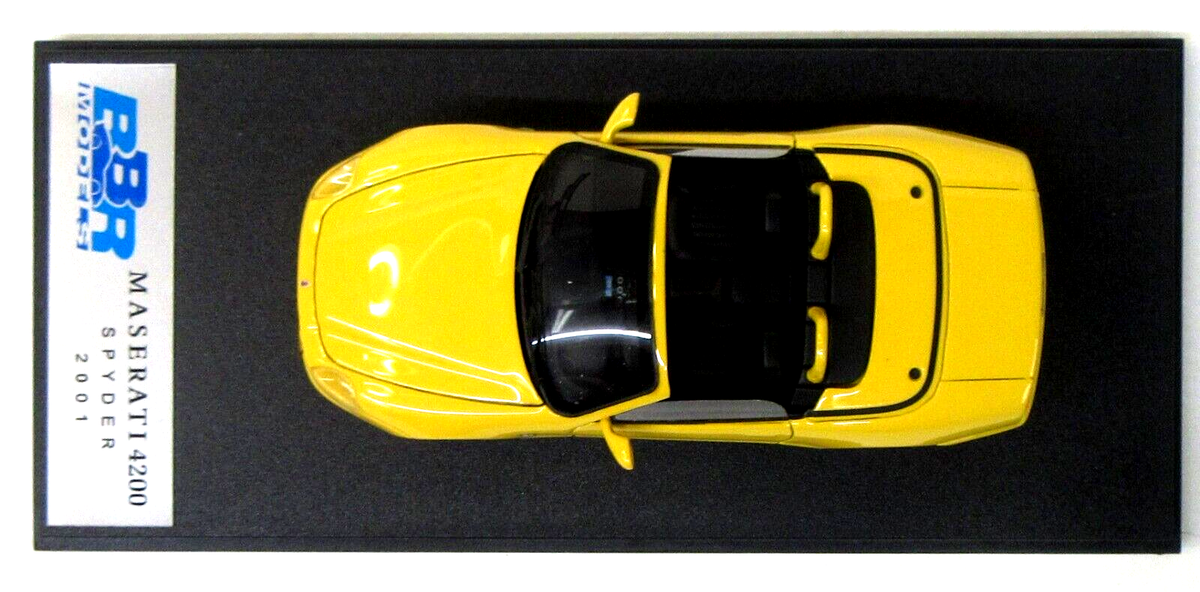 2001 MASERATI 4200 SPYDER BBR #143A 1/43 factory built Resin MIB