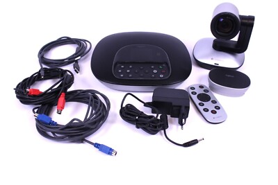 Logitech Group Vi­deo­kon­fe­renz­sys­tem 1920x1080 FullHD 13MP 30fps V-U0032/36