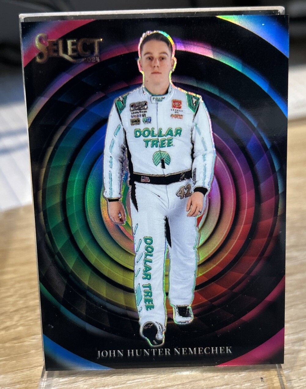2024 Panini Select Racing NASCAR JOHN HUNTER NEMECHEK Color Wheel Prizm SSP
