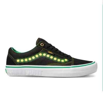 Vans old Skool pro shake junt black green sneaker shoes  men size 13 new