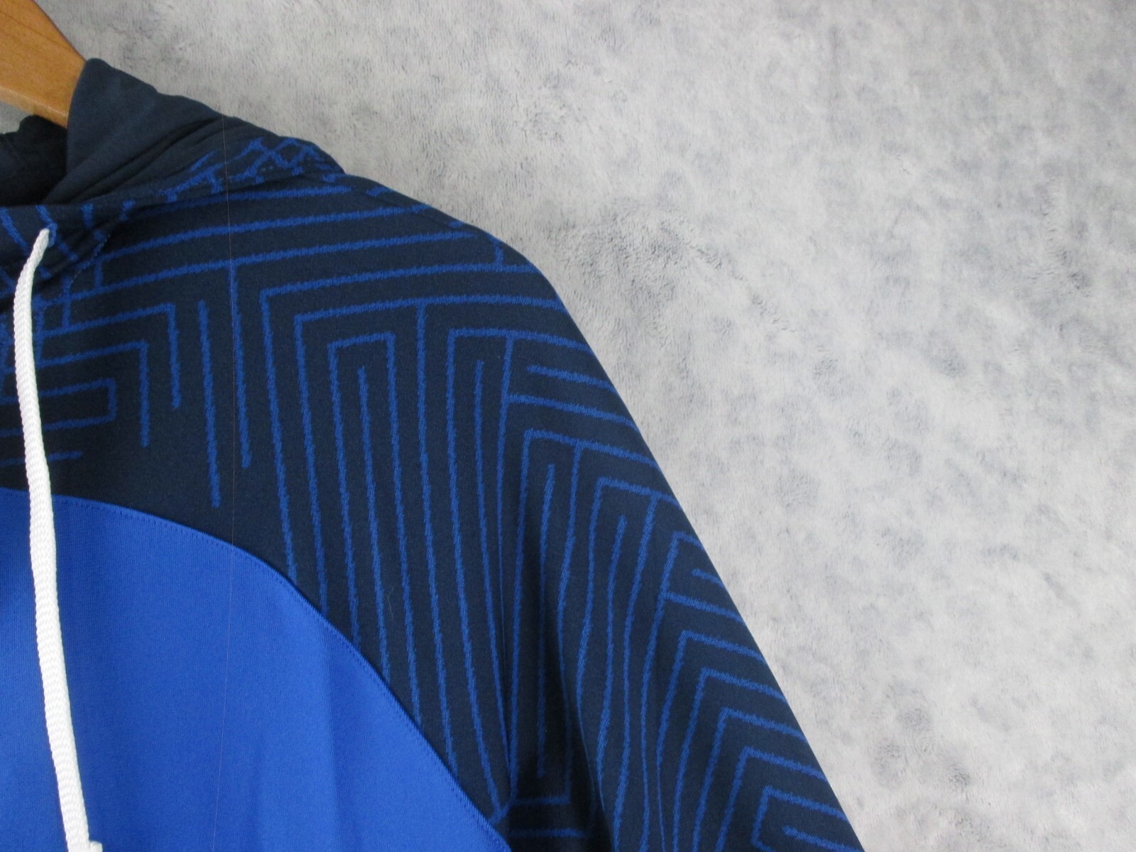 SACAI X NIKE Giacca Nike Hoody Uomo Taglia S Blu Strike Full Zip Dri Fit Nuova con etichette