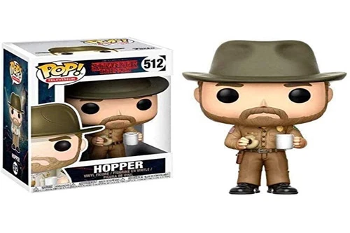 Funko Pop Television: Stranger Things - Hopper with Donut (Styles May Vary)