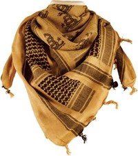 Red Rock Outdoor Gear Shemagh Head Wrap Don't Tread On Me/Coyote/Black