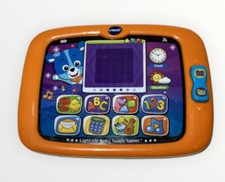 Vtech LightUp Baby Touch Tablet Educational Play Toy Orange TESTED