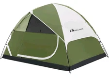 MOON LENCE Camping Tent 2 Person Double Layer Outdoor Tent Anti UV, READ