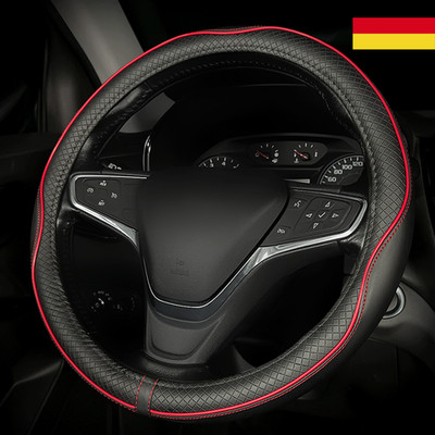 Für Fiat Ducato 2 1994 - 2006 40cm Großes Lenkradbezug aus Leder mit geprägtem