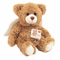 Teddy Hermann Schutzengel-Teddy Kuscheltier Stofftier TeddybäR Hellbraun 20 Cm