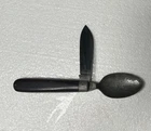 Antique 1917 Camillus Cutlery CO. WW1 Hobo knife & Spoon. Model 9511 Military