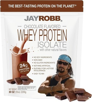 Jay Robb Whey Protein Isolate Chocolate 80 oz