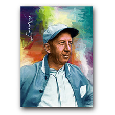 Eddie Collins #7 Art Card Limited 36/50 Vela Signed (Philadelphia Athletics)