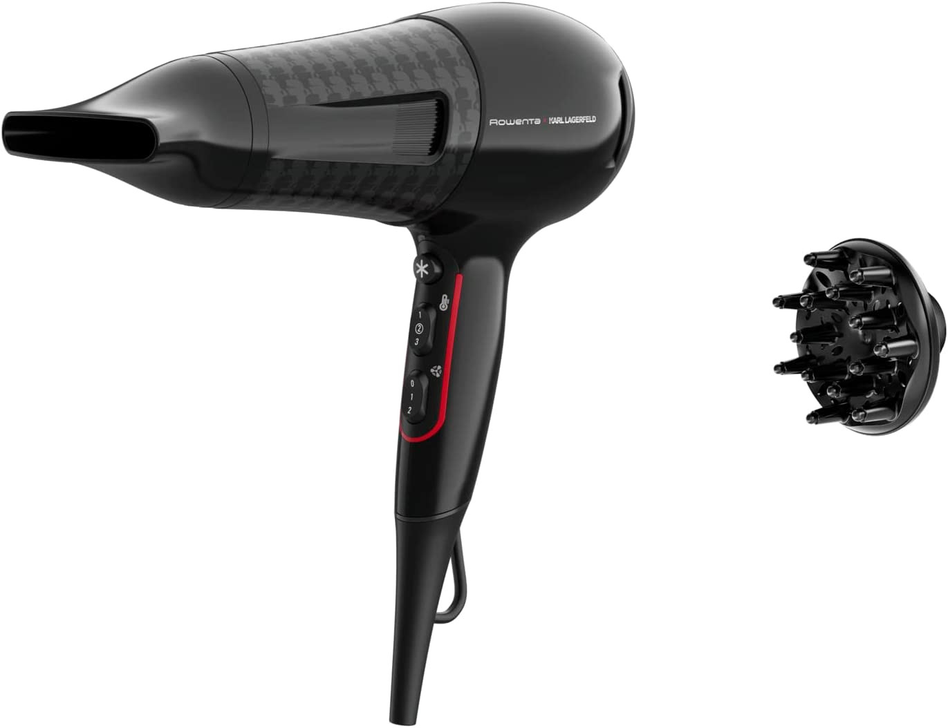 X Karl Lagerfeld CV591L Powerline Asciugacapelli, 2300 W, Boost Di Ioni, Imposta