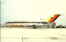 Vintage Air Niagara Boeing 727-25 Photochrome Postcard by Floyd