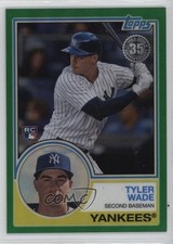 2018 Topps Silver Pack 1983 Design Chrome Series 2 Green 64/99 Tyler Wade 0v2