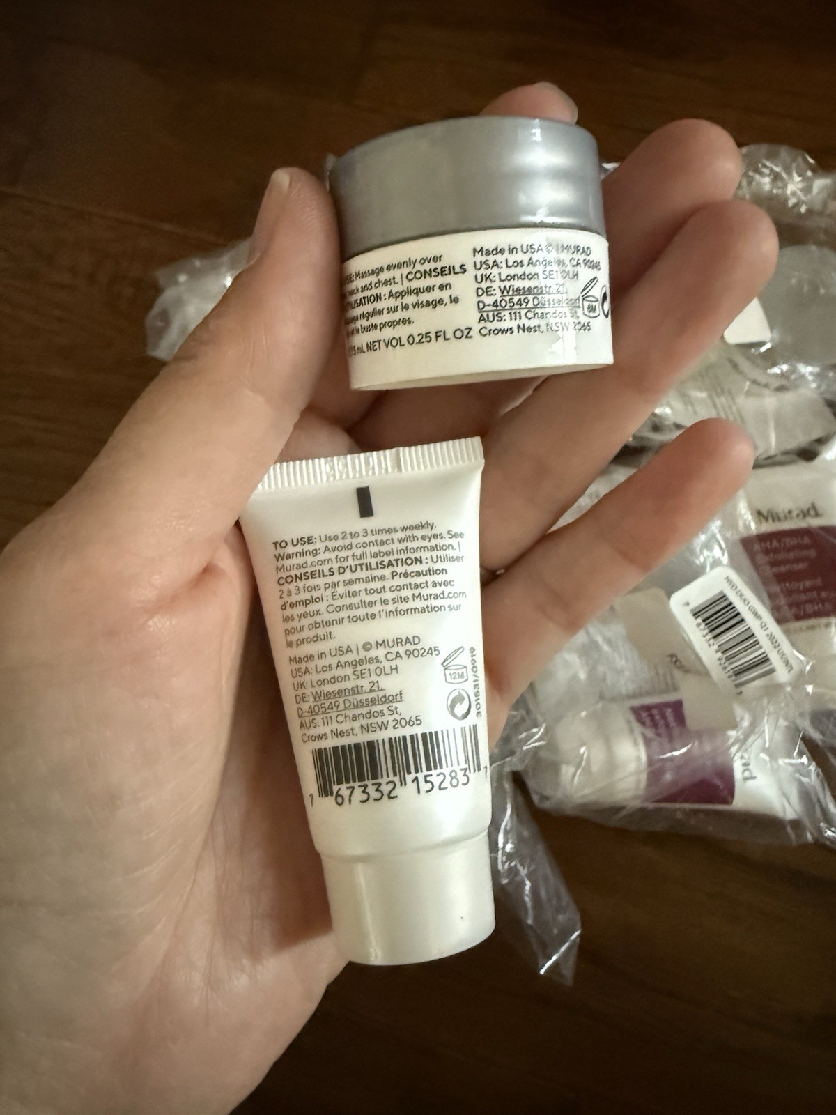 5x Murad hydration set