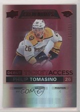 2021 Upper Deck Credentials Debut Ticket Access Red 60/199 Philip Tomasino u0h