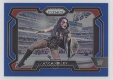 2024 Panini Prizm WWE Blue Prizm 126/199 Rhea Ripley #37 xt6