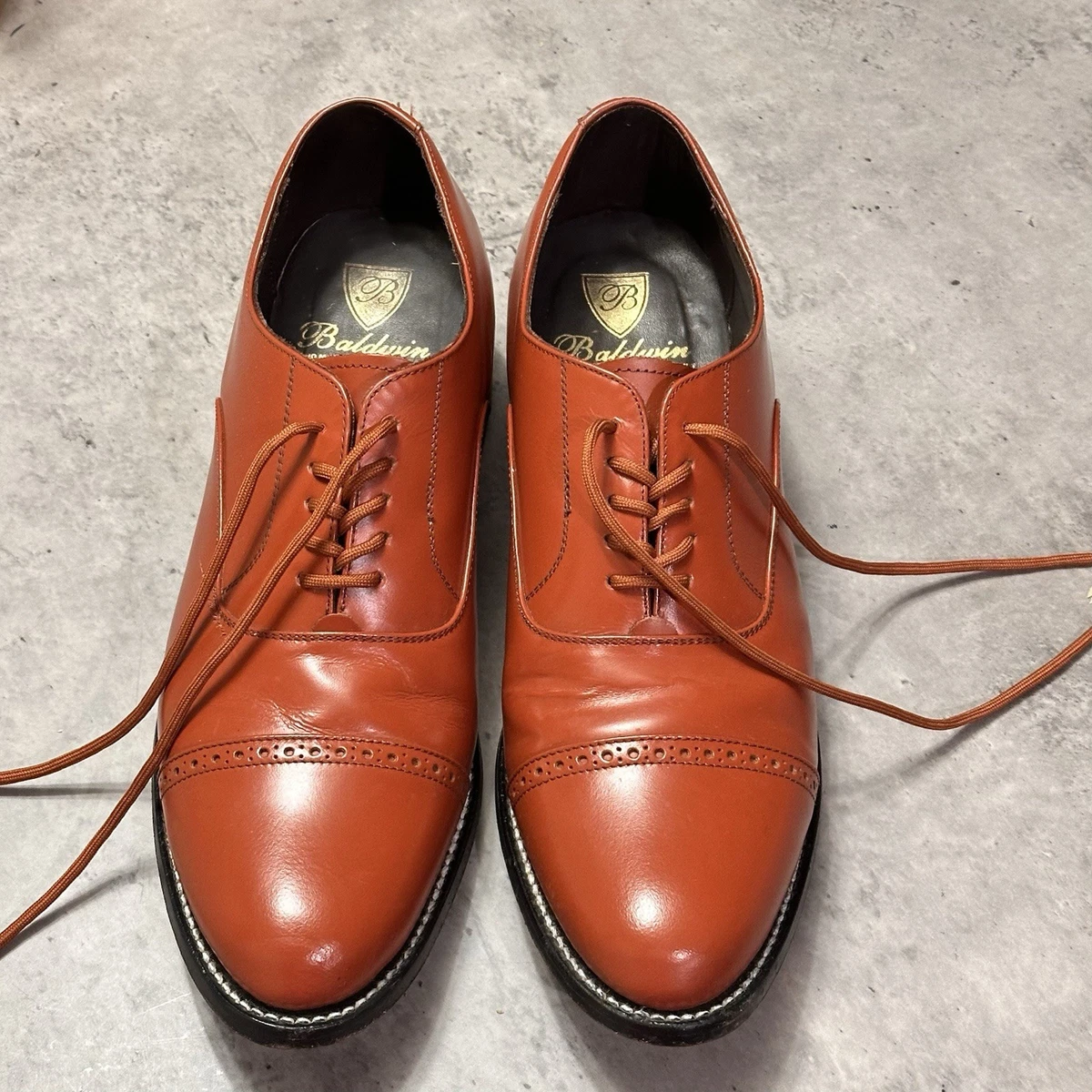 Oxford Orange Dress Shoes for Men for sale | eBay display picture 3