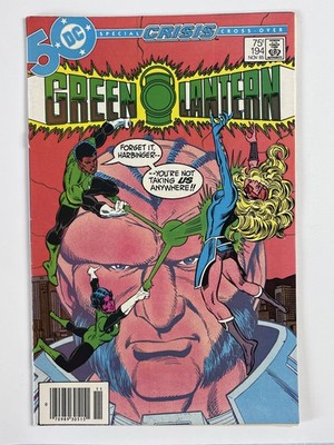 Green Lantern #194 (1985) Classic battle between Hal Jordan and Guy Gardner i...