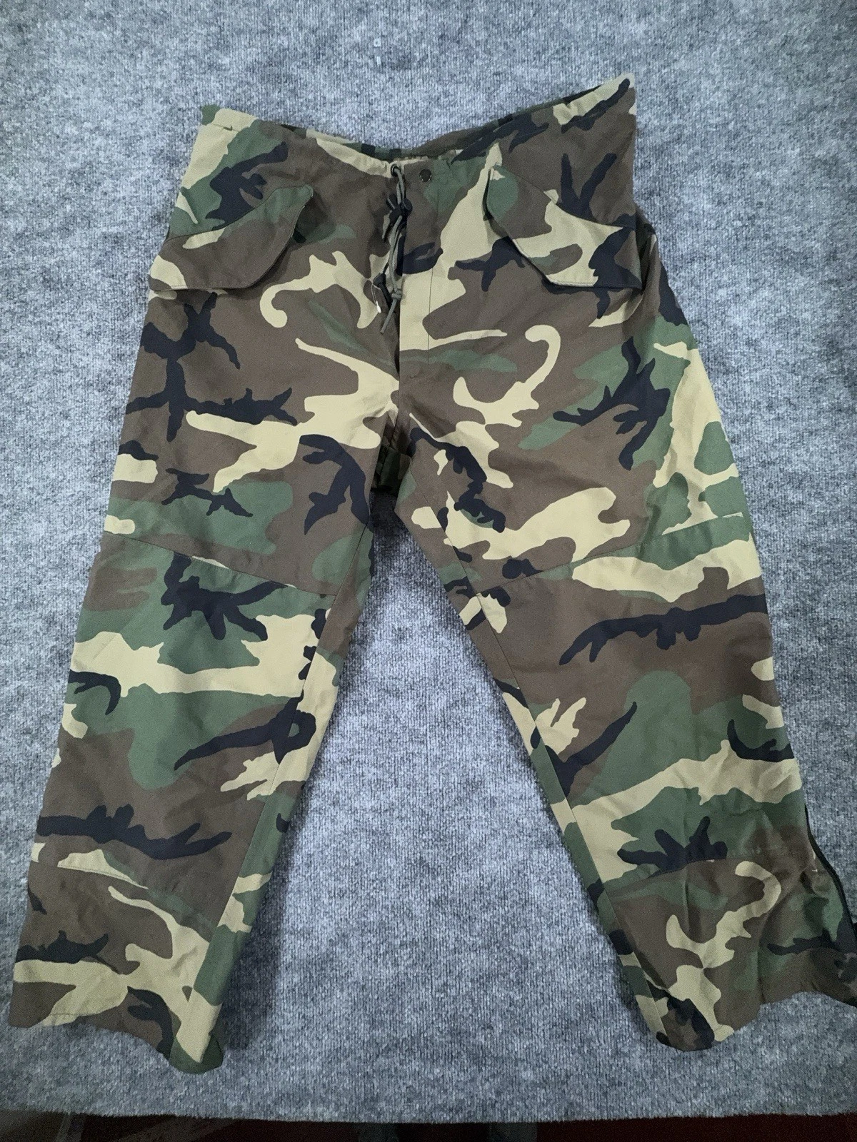 US Military ECWCS Gen 1 Woodland Camo Cold Weather Parka Jacket Pants Set Large - product detail image 16