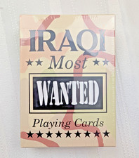 2003 Iraqi Most Wanted Playing Cards Military Iraq. Sealed New High Quality 