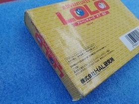 KONAMI Adventures of Lolo NES Game C box/manual damages used