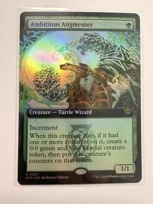 Ambitionierter Augmenter (Extended Art) (FOIL)  Secrets of Strixhaven   Magic (mtg)