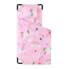 - Cot Nap Mat with Pillow and Blanket, for Toddler Kids Boys Girls in Daycare...