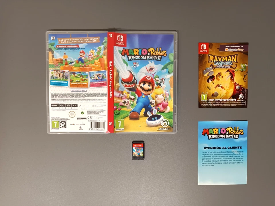 JUEGO NINTENDO SWITCH MARIO+RABBIDS KINGDOM BATTLE N-SWITCH 20303305, foto 1 de 4