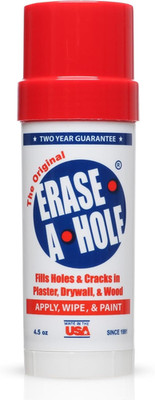 Erase-A-Hole Wall Repair Stick   Quick-Dry Nail & Screw Hole Filler for Drywall,