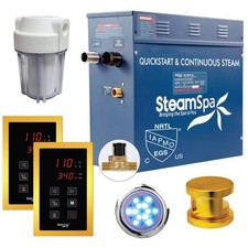 SteamSpa RYT600-A Royal 6 KW QuickStart Steam Bath Generator - Gold