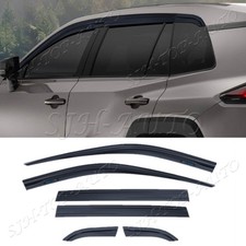 Para TOYOTA RAV4 2026-2027 Nuevas Viseras de Ventana Protector Solar de Lluvia Deflector Negro 6 un.
