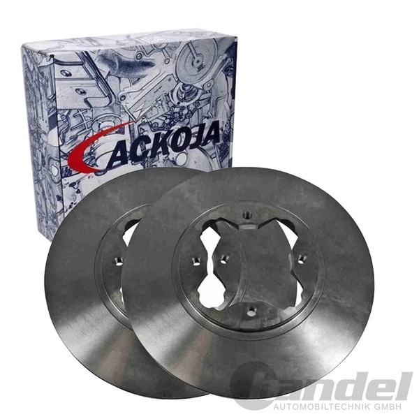 2X Ackoja Bremsscheiben 282Mm BelÜFtet Vorne Passend FüR Honda Accord Rover 600-image