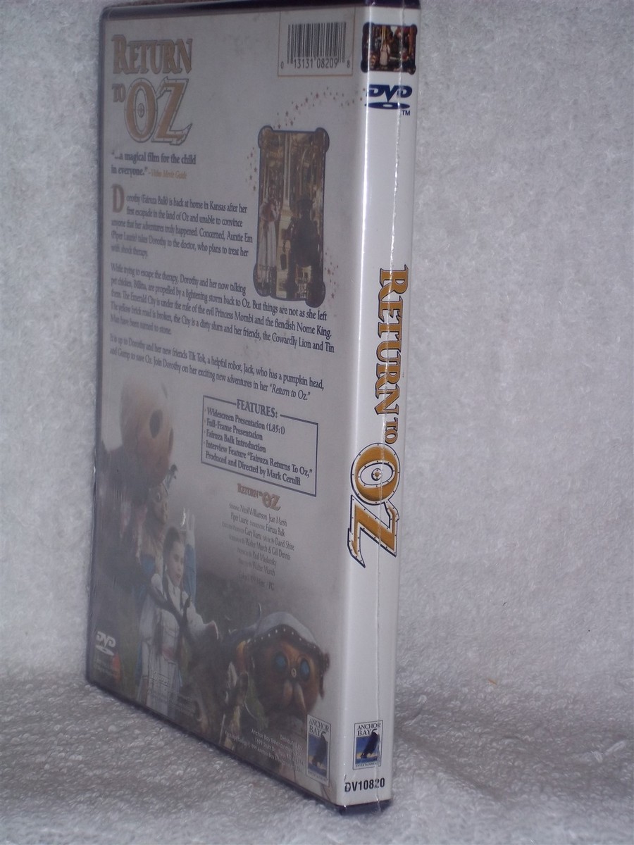 Return to Oz (DVD, 2000) Fairuza Balk Nicol Williamson Jean Marsh