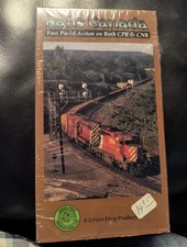 Green Frog Presents Rails Canada Fast-paced Action On Both CPR And CNR 1987  VHS