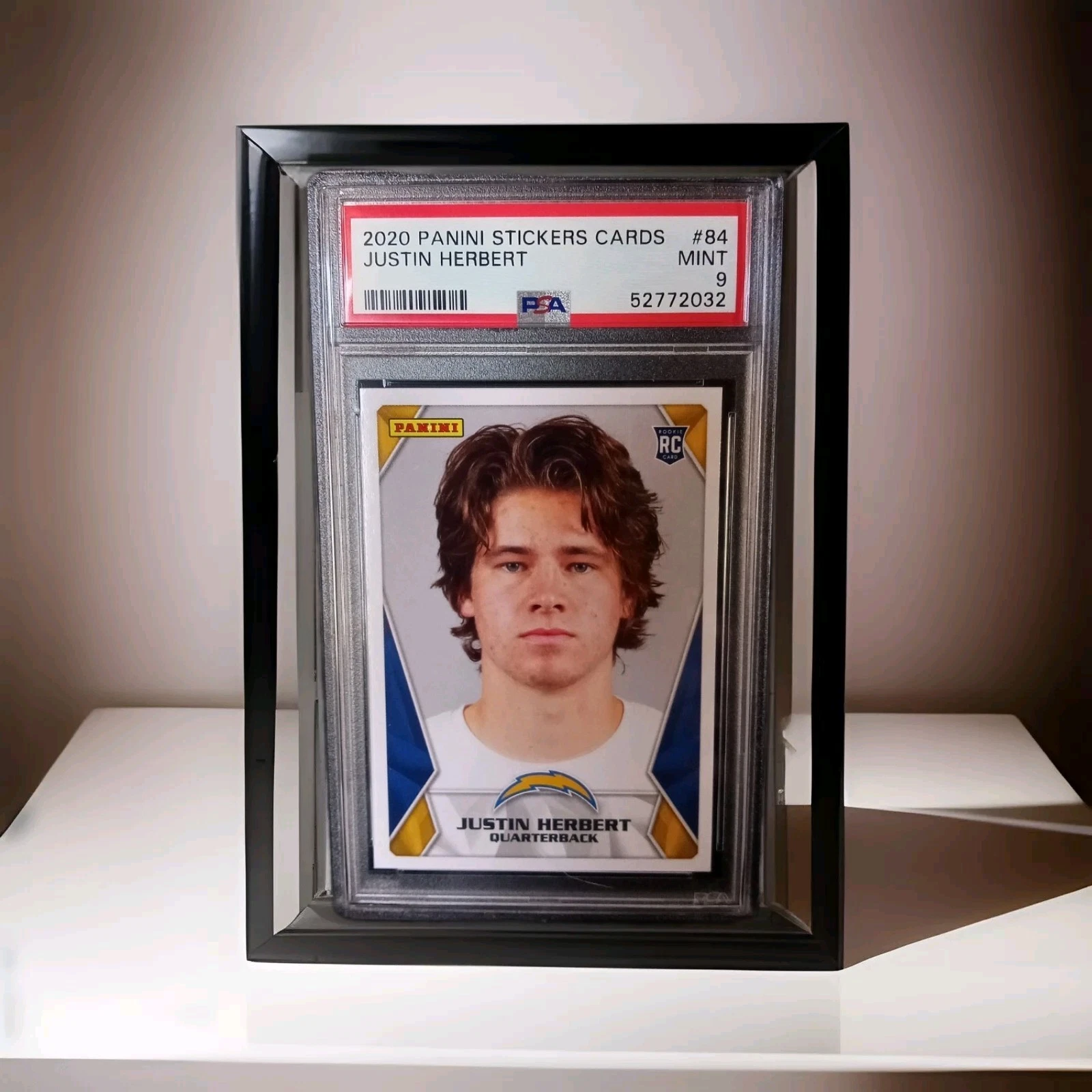 Justin Herbert Panini Stickers Cards #84 Base