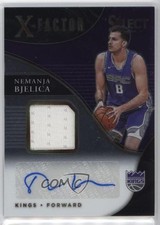 2020-21 Select X-Factor Memorabilia Signatures 3/125 Nemanja Bjelica Auto 12ks