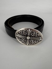  eBay LIVE Chrome Hearts Oval Buckle Belt One Piece Size 32