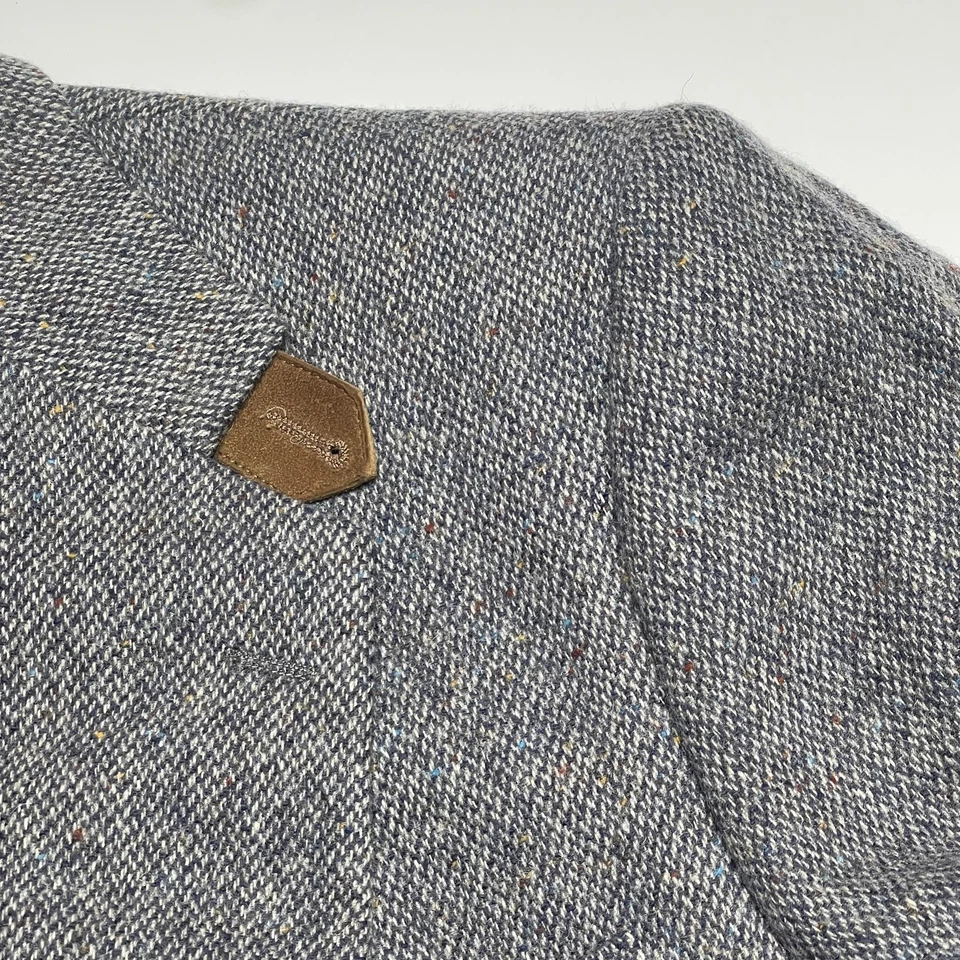 Chaqueta de tiro Orvis EE. UU. Action Back Mancha Tweed parche en el codo para hombre 42L 42 L A6 Foto 3 de 4