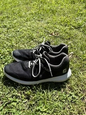 Footjoy Flex Golf Shoes Mens Size 11.5 M Black/Gray Spikeless Sneakers 56103