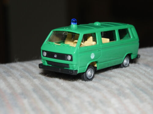 ROCO 716 VW-Bus T3 BGS Polizei Bundespolizei minzgrün H0 Bundesgrenzschutz A