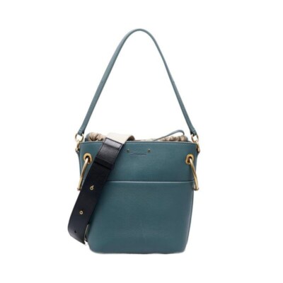 Chloe Light blue Roy small bucket bag