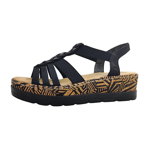 63759860 RIEKER Sandale Plateausandale/Sandalette Gr. 38 neu