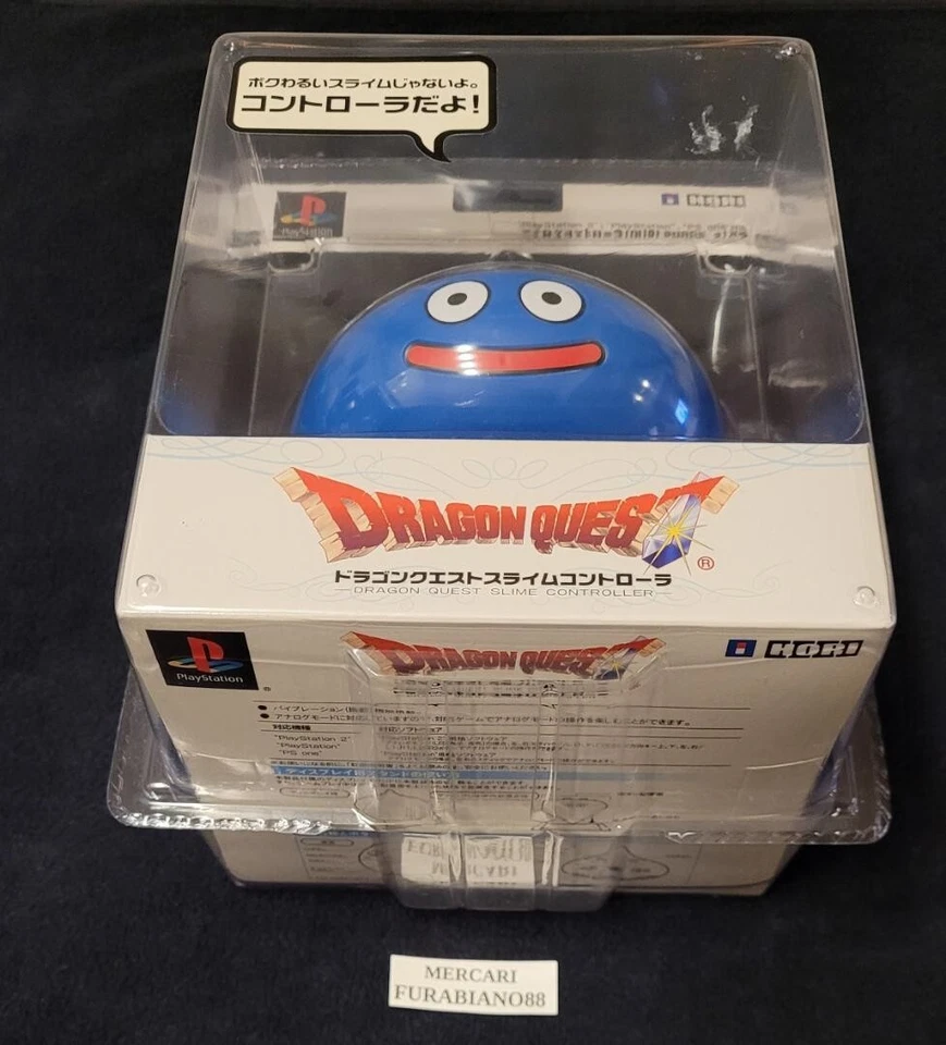Manette Hori Dragon Quest Warrior Blue Slime pour PS2 Playstation2 Dual JP neuve - Photo 2/4