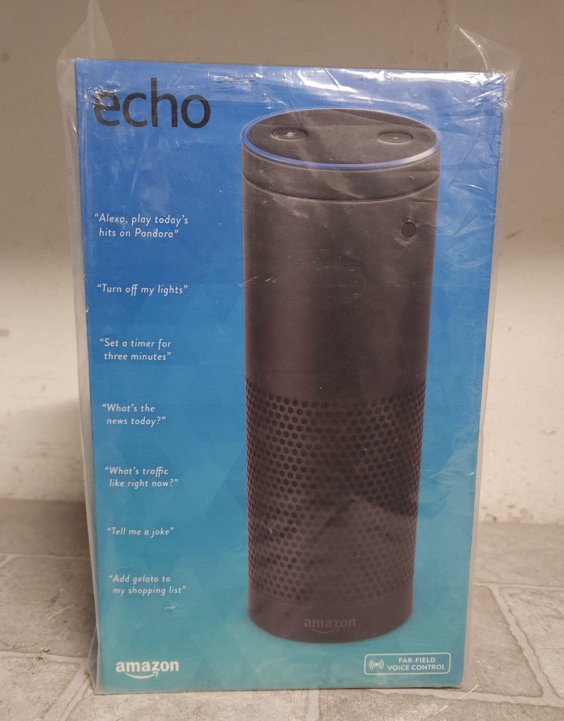 Amazon Echo Smart Speaker with Alexa and Premium Sound-image